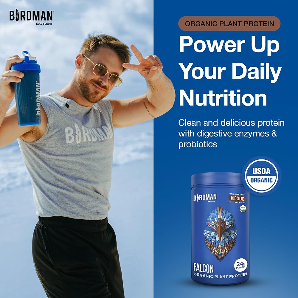 BIRDMAN Falcon Vegan Protein Powder Organic - image 4