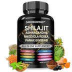 Darkingwings Shilajit 8-in-1 Herbal Supplement - 60 Capsules