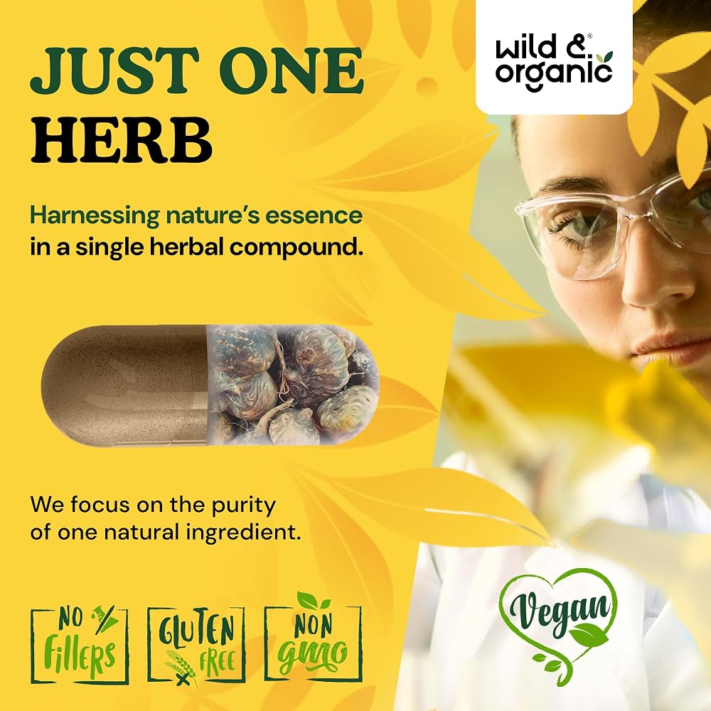Wild & Organic Black Maca Capsules 500 mg - Overall Support