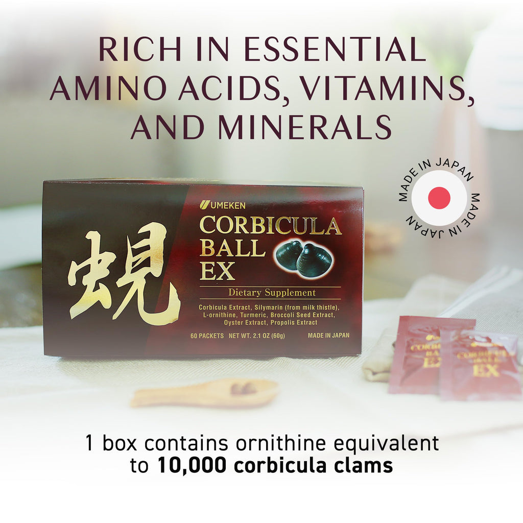Umeken Corbicula Ball EX Liver Support - 60 Packets - image 3