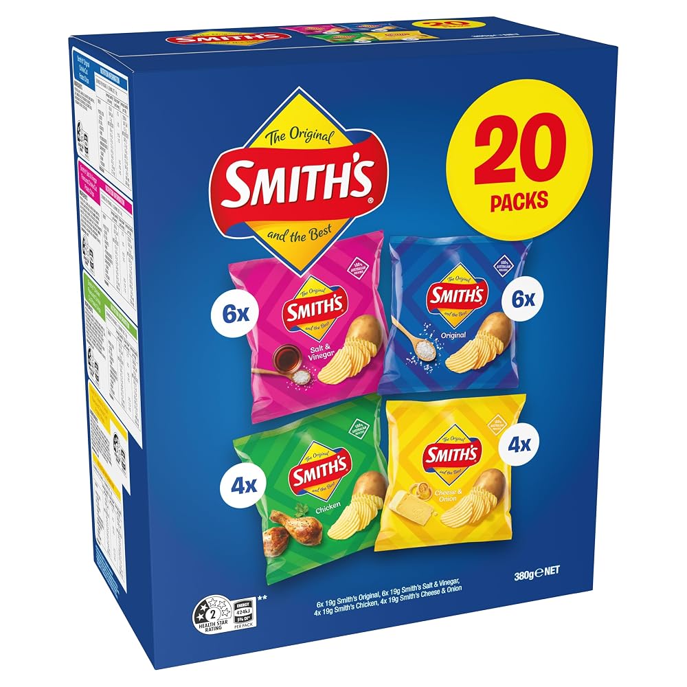 Smiths Crinkle Variety 20 Pack - 380g