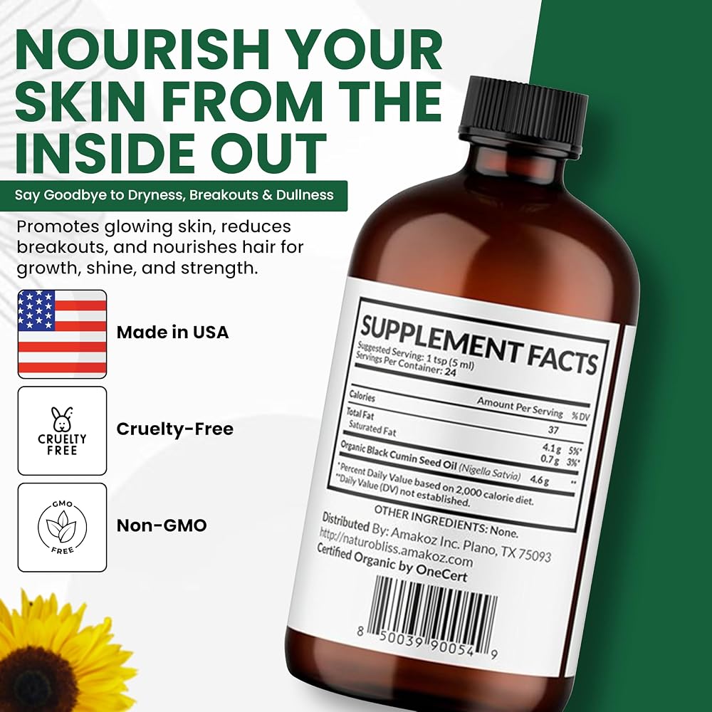 NaturoBliss Organic Black Seed Oi