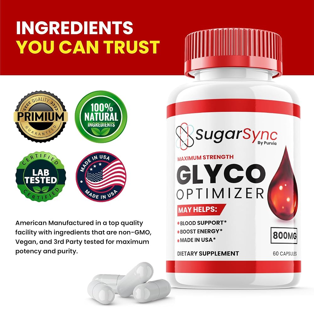 Purvia Sugar Sync Glyco Optimizer - 120 Capsules - image 3