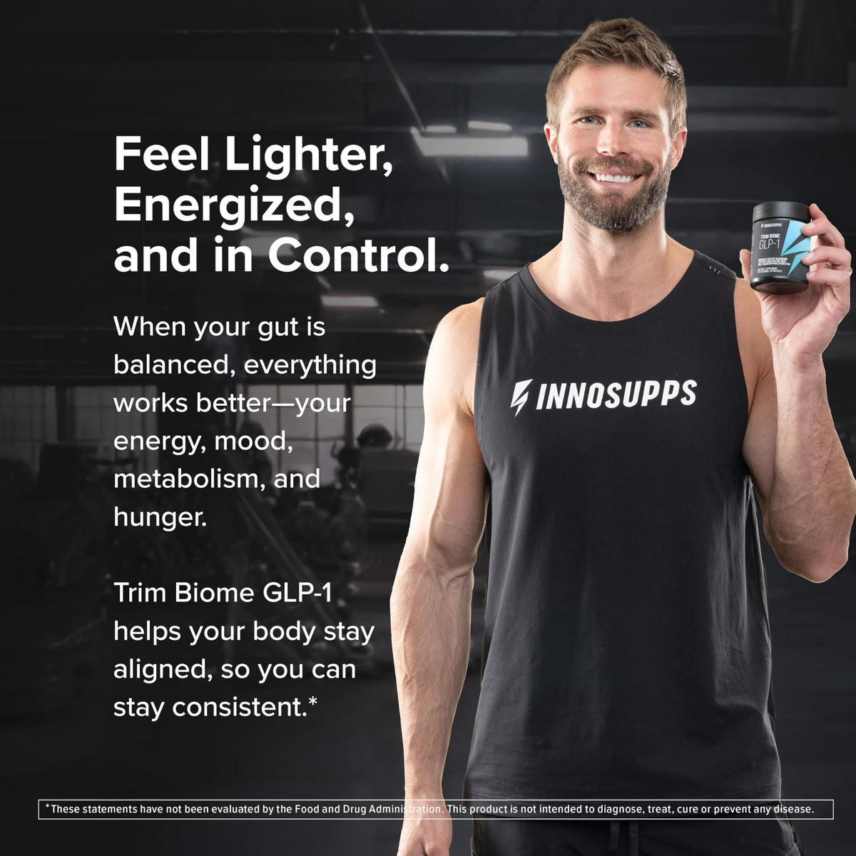 InnoSupps Trim Biome GLP-1 Supplement Appetite Control - 60 Capsules - image 2
