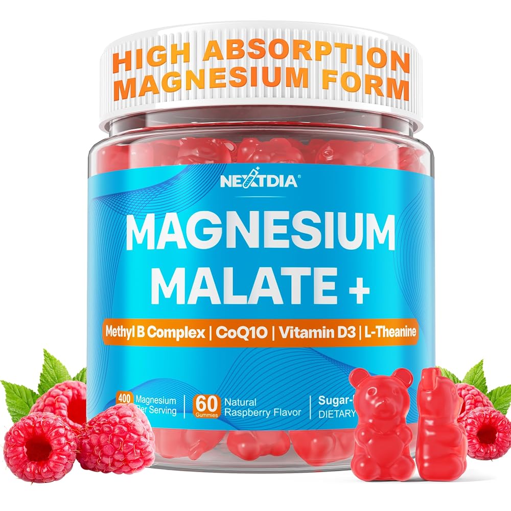 Nextdia Magnesium Malate Gummies with CoQ10