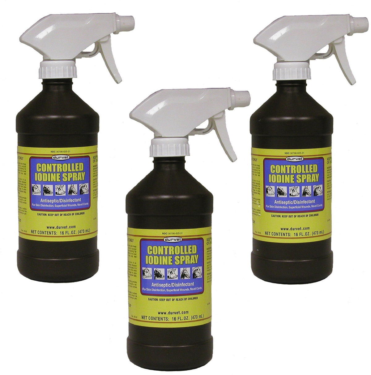 Durvet Controlled Iodine Spray - 48 Fl Oz