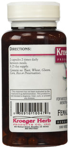 Kroeger Herb Female Balance Capsules - 100 Count - image 4