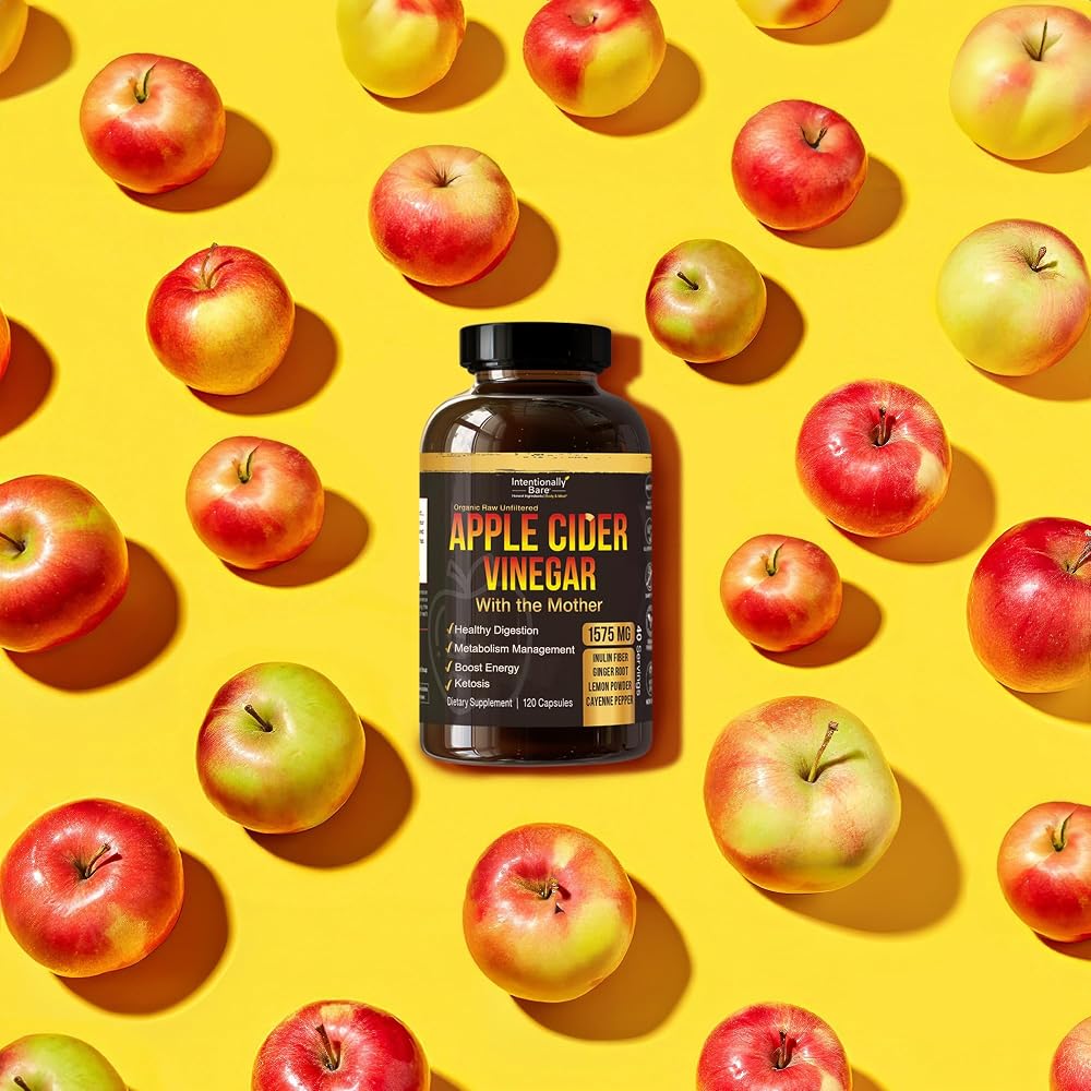 Intentionally Bare Apple Cider Vinegar Capsules - 120 Softgels - image 3