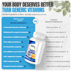 Shiny Leaf Bariatric Multivitamin Without Iron, Methylated, Once Daily
