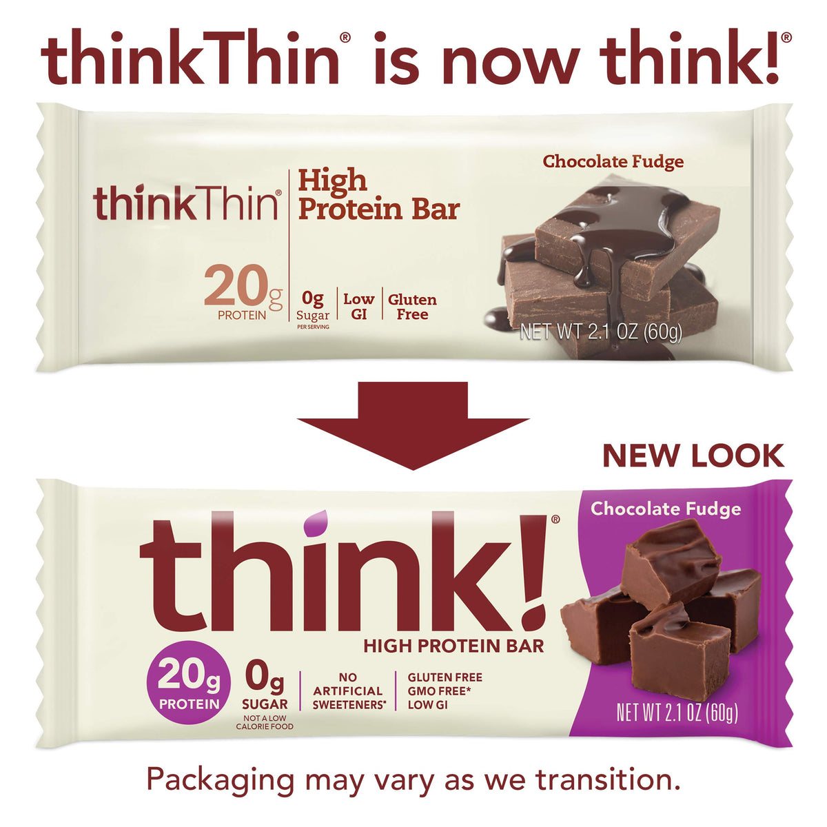 thinkThin Protein Bars Chocolate Fudge High Protein - 30 Count - image 5