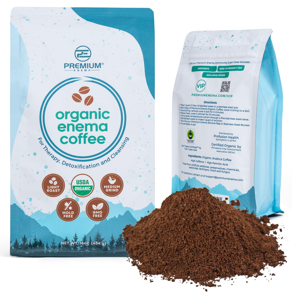 PE Premium Enema Organic Coffee, Fair Trade - 1 Lb