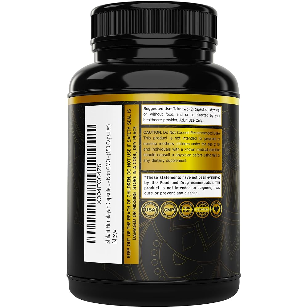 Dorado Nutrition Shilajit Capsules 1000mg - 150 Capsules - image 3