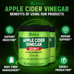 Zolotus Apple Cider Vinegar Capsules 32in1 with Turmeric - 120 Capsules - image 4