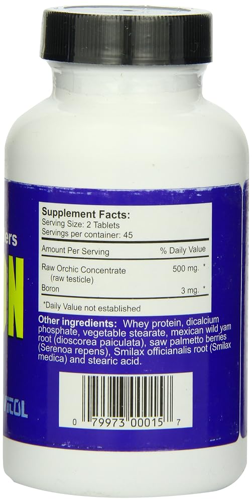 Vitol Testron Body Builders Tablets - 90 Count - image 2