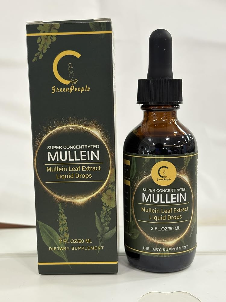 GPGP GreenPeople Mullein Leaf Extract Drops for Lungs
