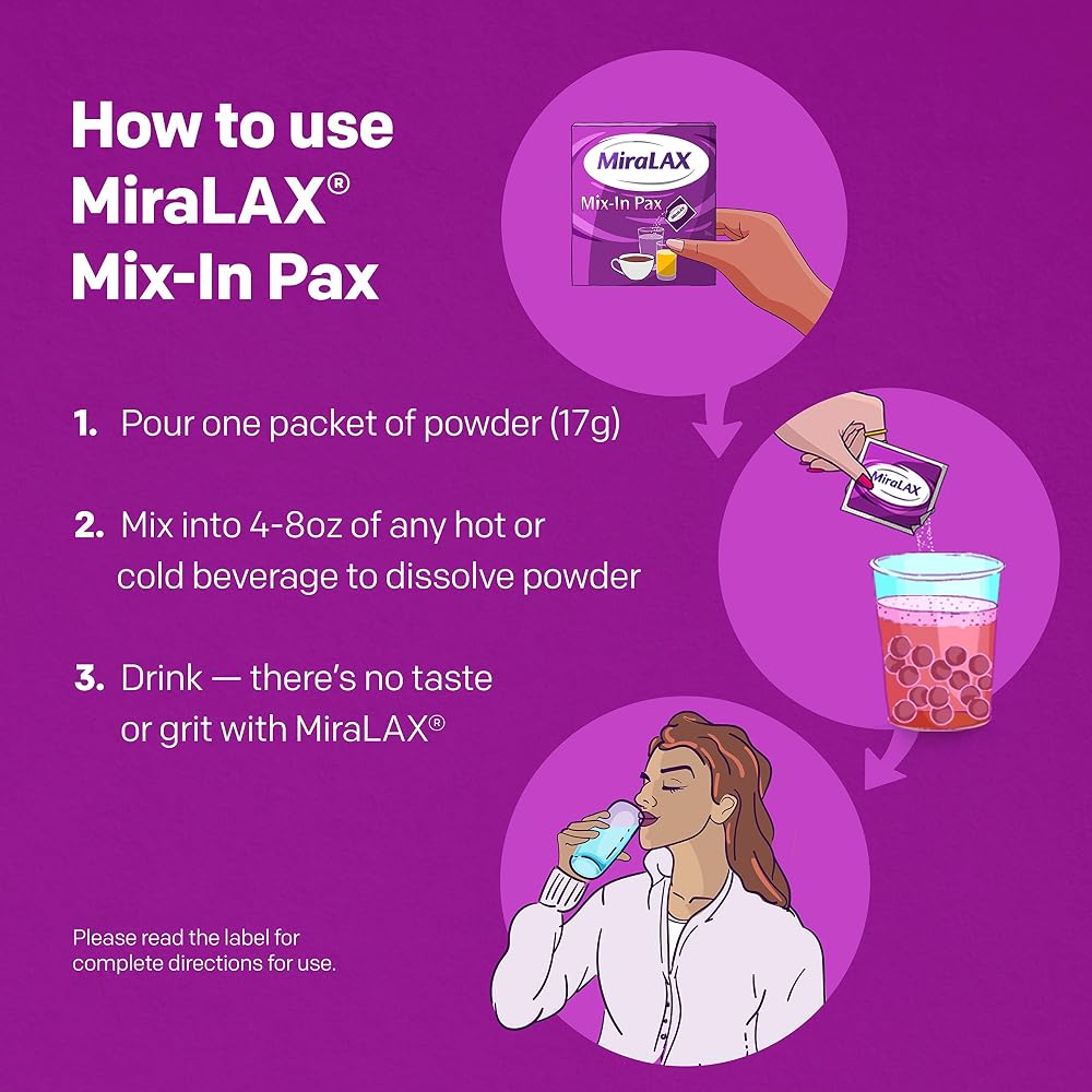 MiraLAX Laxative Powder Packets - image 7