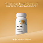 THORNE Prenatal DHA Omega-3 Fish Oil - 60 Softgels - image 2