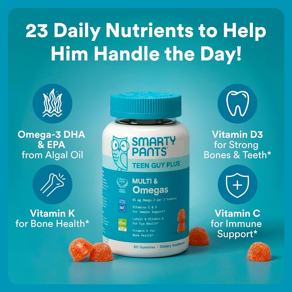 SmartyPants Teen Guy Plus Multivitamin Gummies - 60 Ct - image 2