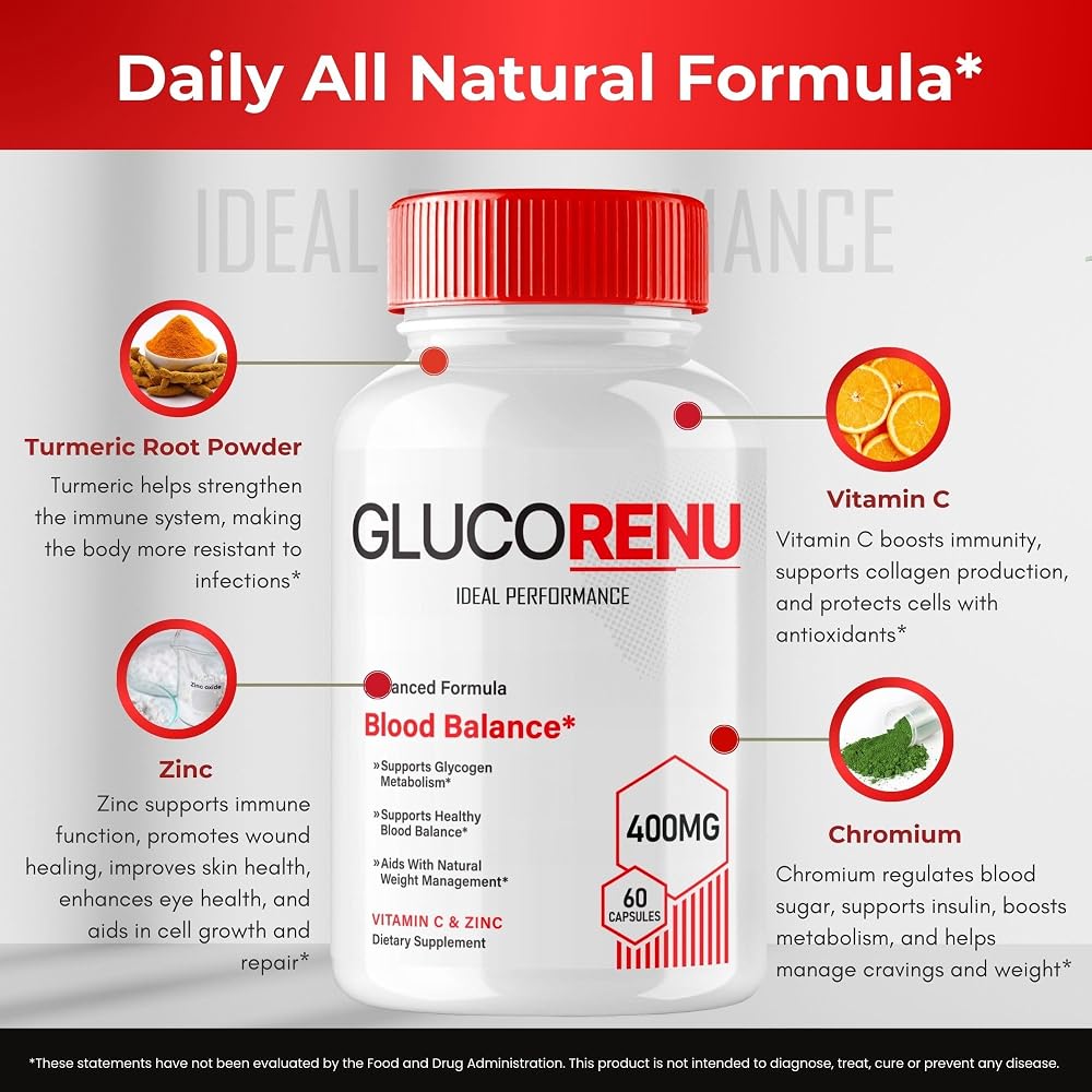 IDEAL PERFORMANCE Gluco Renu Glyco Support Capsules - 180 Count - image 7
