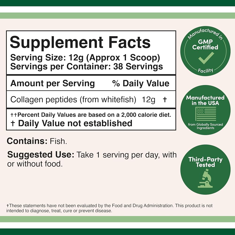Double Wood Collagen Nutritional Supplements