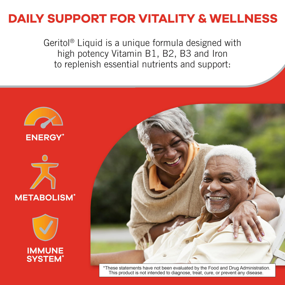 Geritol Liquid Iron and Multivitamin Energy Support - 36 Fl Oz - image 2