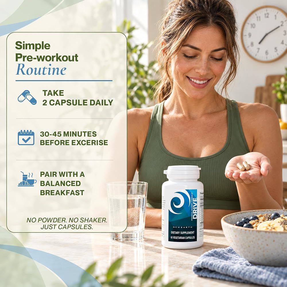 New Earth Drive Natural Pre Workout with Cordyceps - image 7