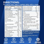 Vitamin World Ultra 360 Multivitamin for Men Over 50 - 180 Caplets - image 2