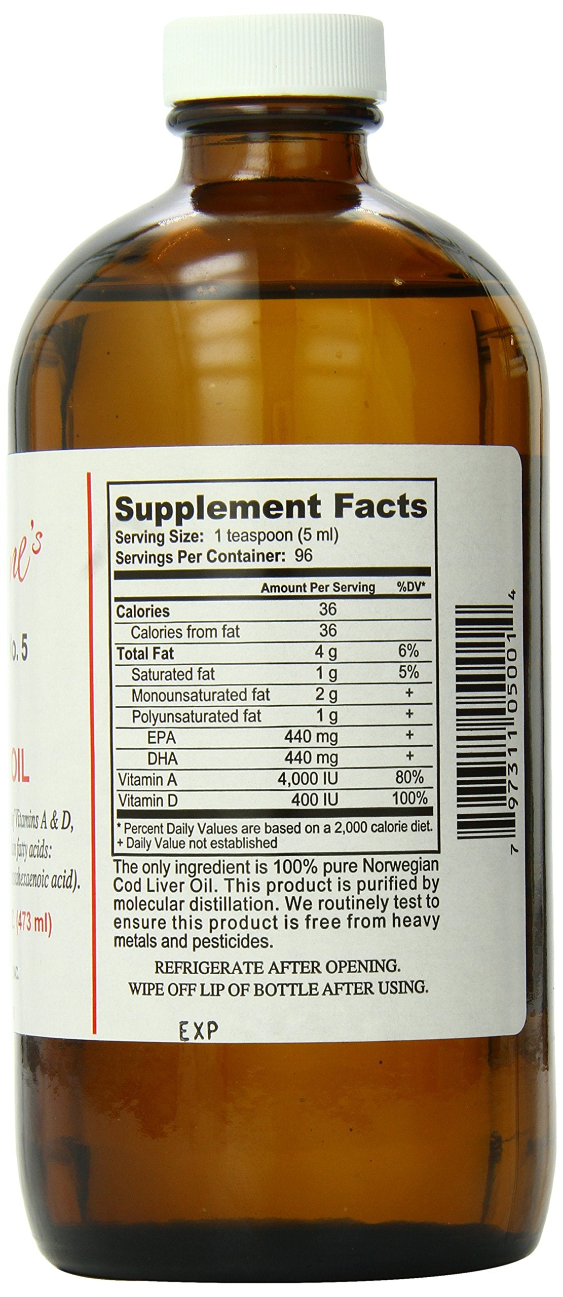 Sonne's Old Fashioned Cod Liver Oil - 16 Fl Oz - image 2