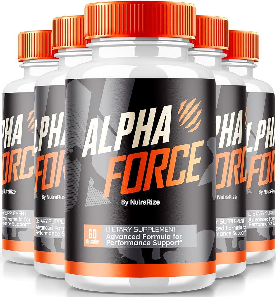NutraRize Alpha Force Capsules for Energy and Performance - 300 Capsules