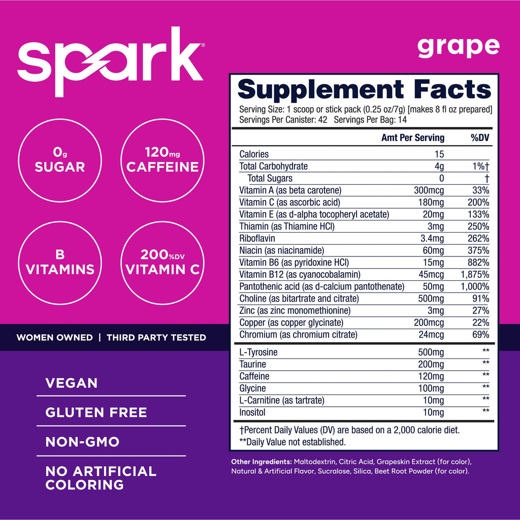 AdvoCare Spark Energy & Focus Drink Mix, Sunrise Grapefruit