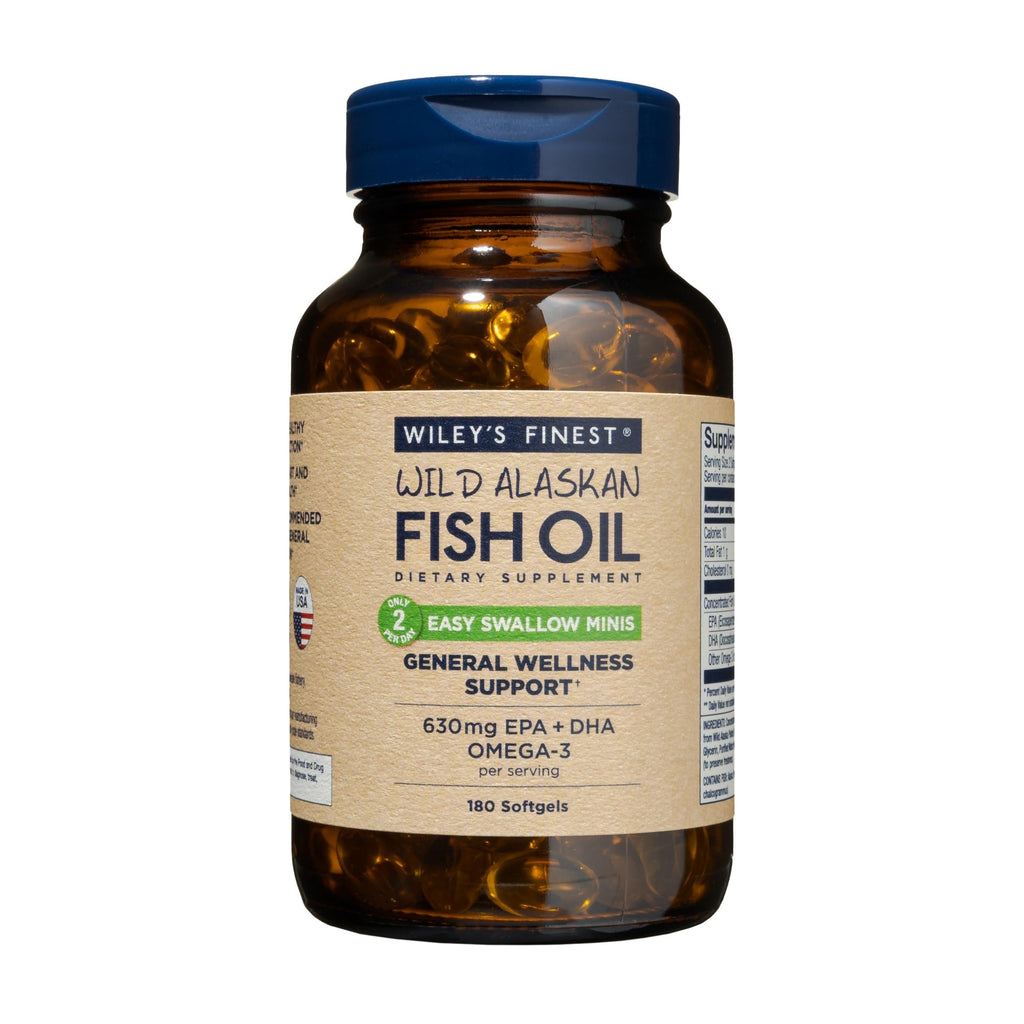 Wiley's Finest Wild Alaskan Easy Swallow Minis Omega-3 - 180 Softgels