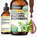 BIO KRAUTER Bacopa Monnieri for Brain Support - 4 Fl Oz