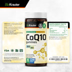 BIO KRAUTER CoQ10 200mg Gummies for Energy Production - 90 Count - image 8