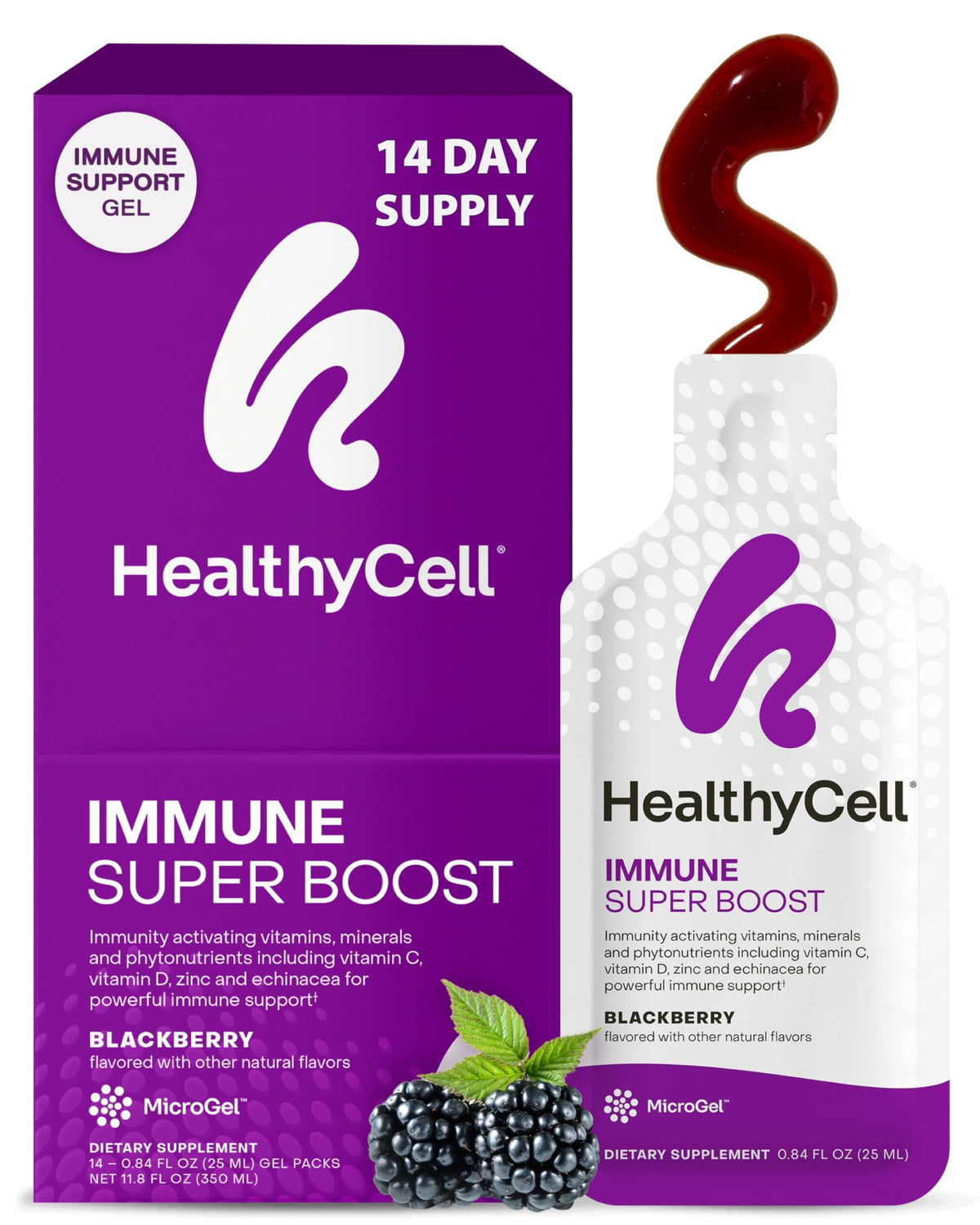 HealthyCell Immune Super Boost Daily Liquid Supplement