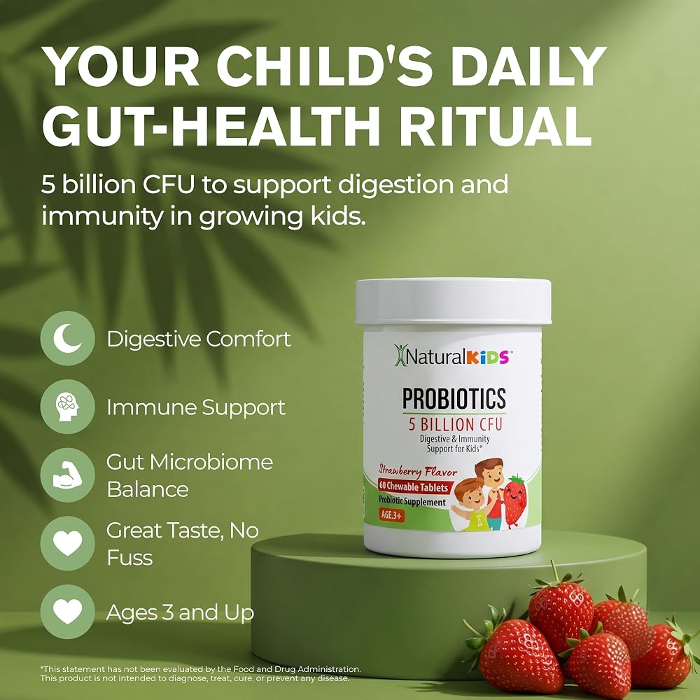 NaturalKids Kids Probiotics Digestive & Immune Support - 60 Tablets - image 3