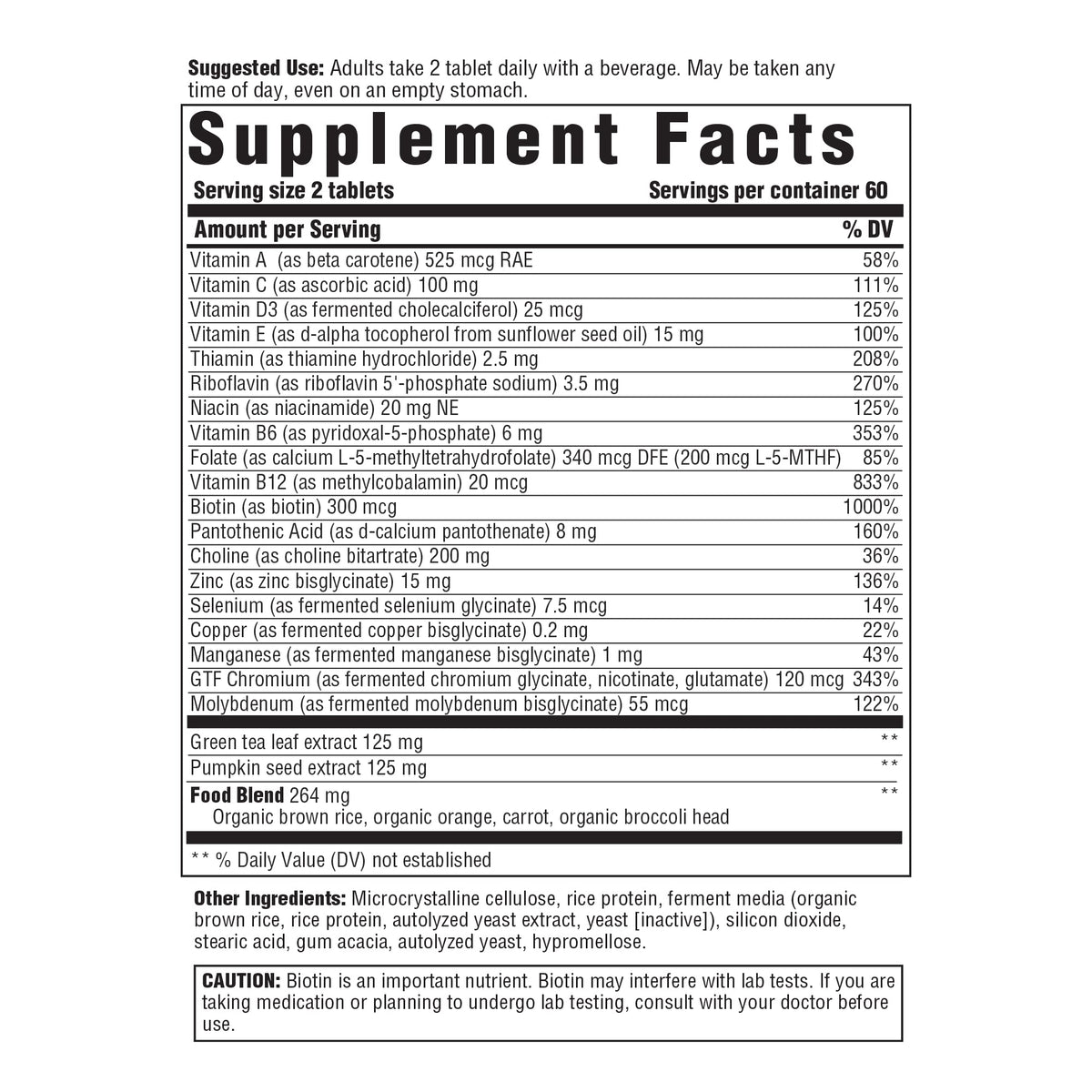 Innate Response Formulas Men's Multivitamin 55+ - 120 Tablets - image 2