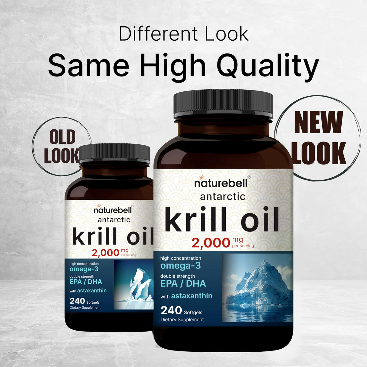 NatureBell Antarctic Krill Oil 2000mg Omega-3 - 240 Softgels - image 3