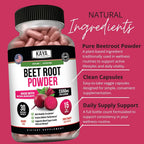 Kaya Naturals Beet Root Powder 1300 mg - 30 Capsules - image 5