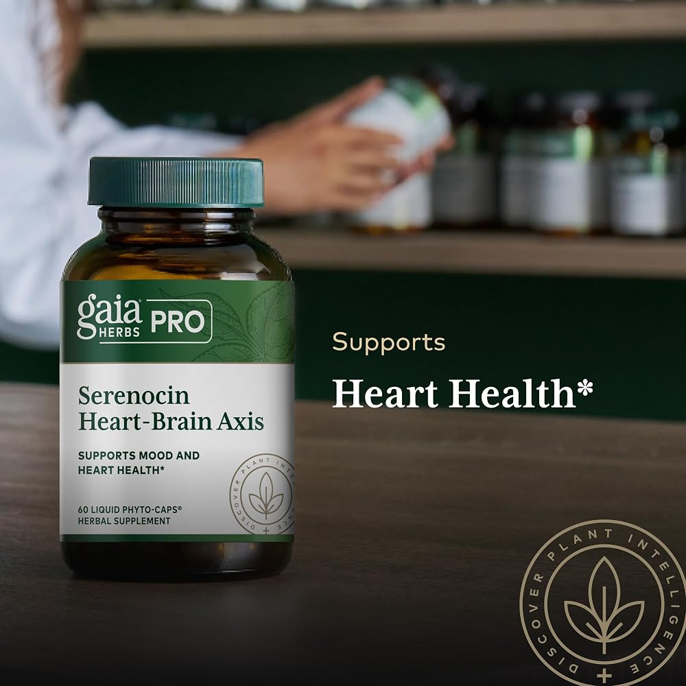 Gaia Herbs PRO Serenocin Heart-Brain Axis - 60 Vegan Capsules - image 5