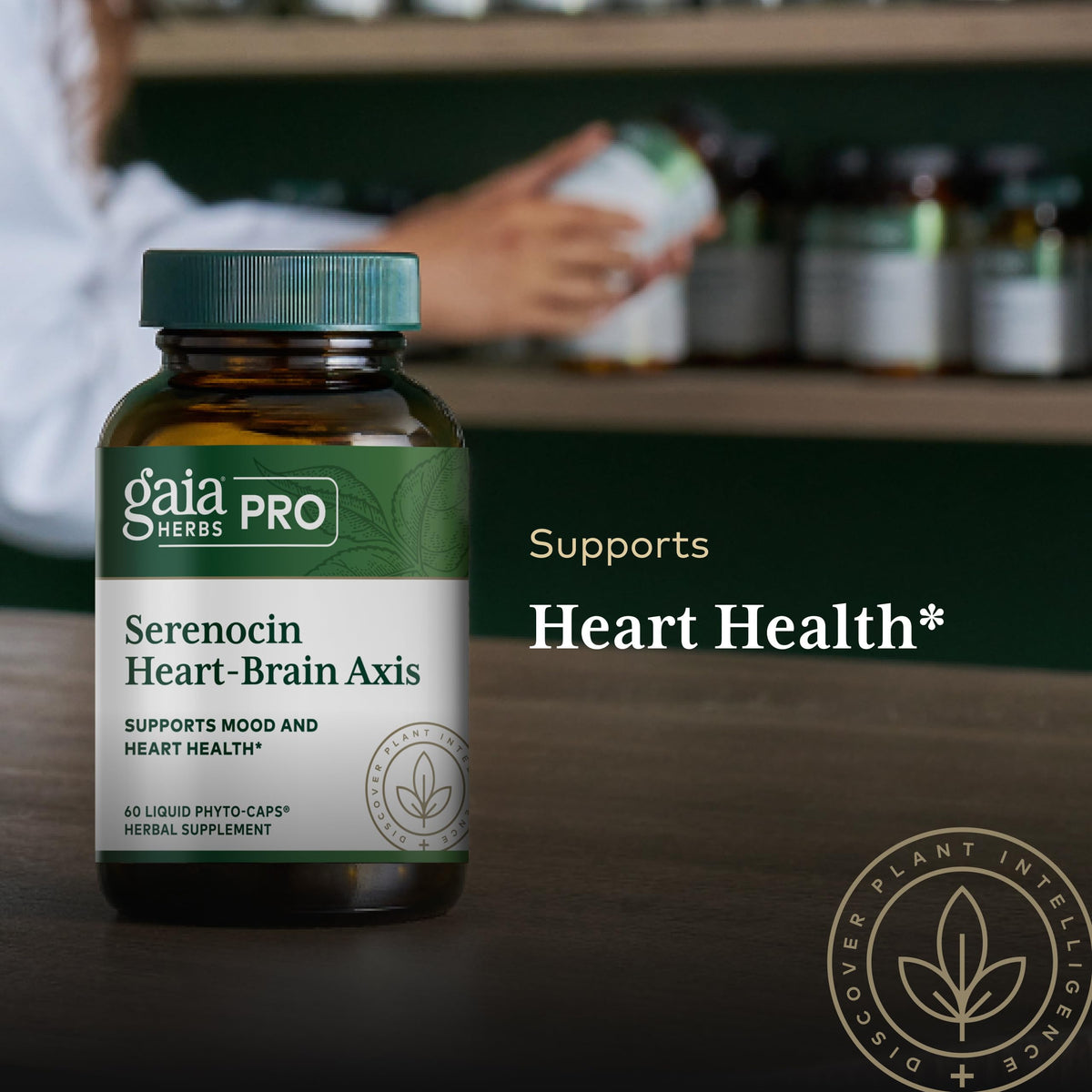 Gaia Herbs PRO Serenocin Heart-Brain Axis - 60 Vegan Capsules - image 5
