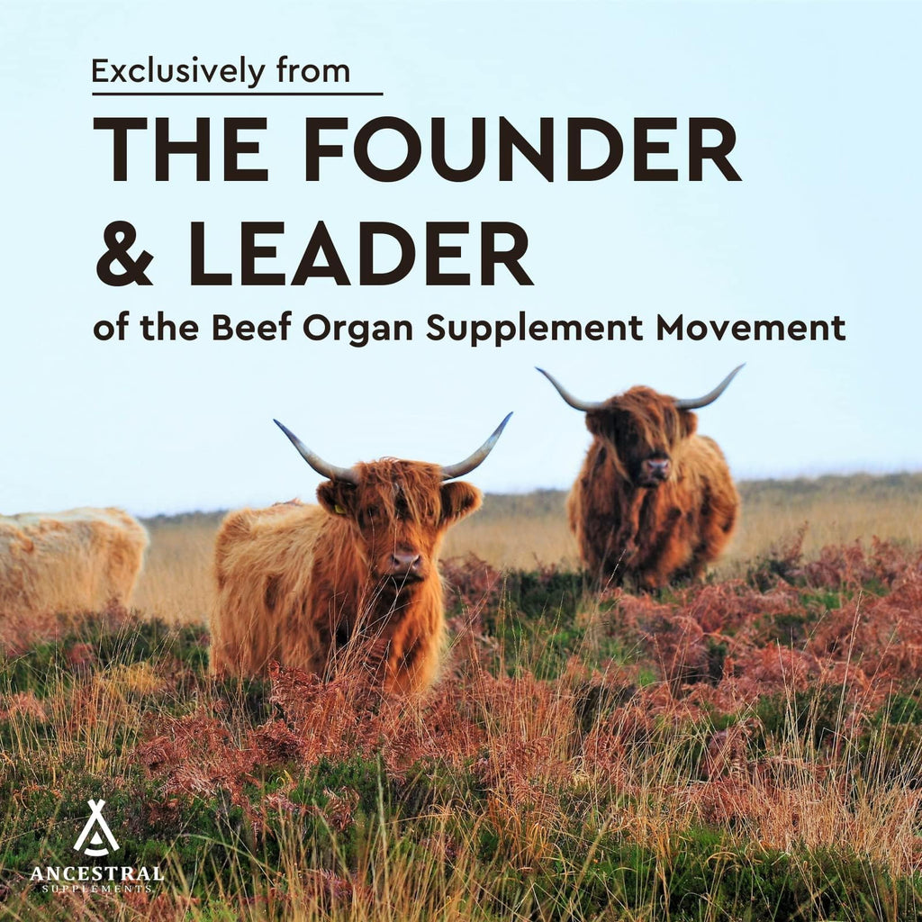 Ancestral Supplements Grass Fed Beef Heart Supplement CoQ10 - 180 Capsules - image 3