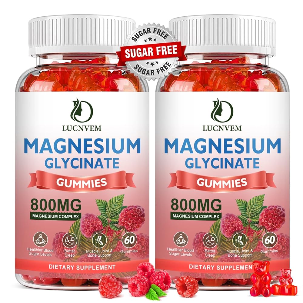 LUCNVEM Sugar Free Magnesium Glycinate Gummies