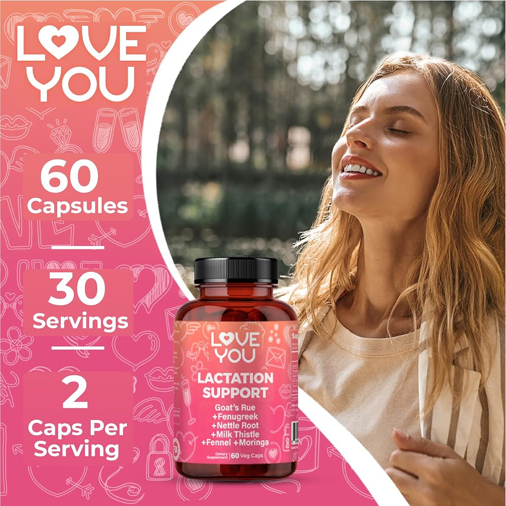 Love You Lactation Support Herbal Milk Booster - 60 Capsules - image 4