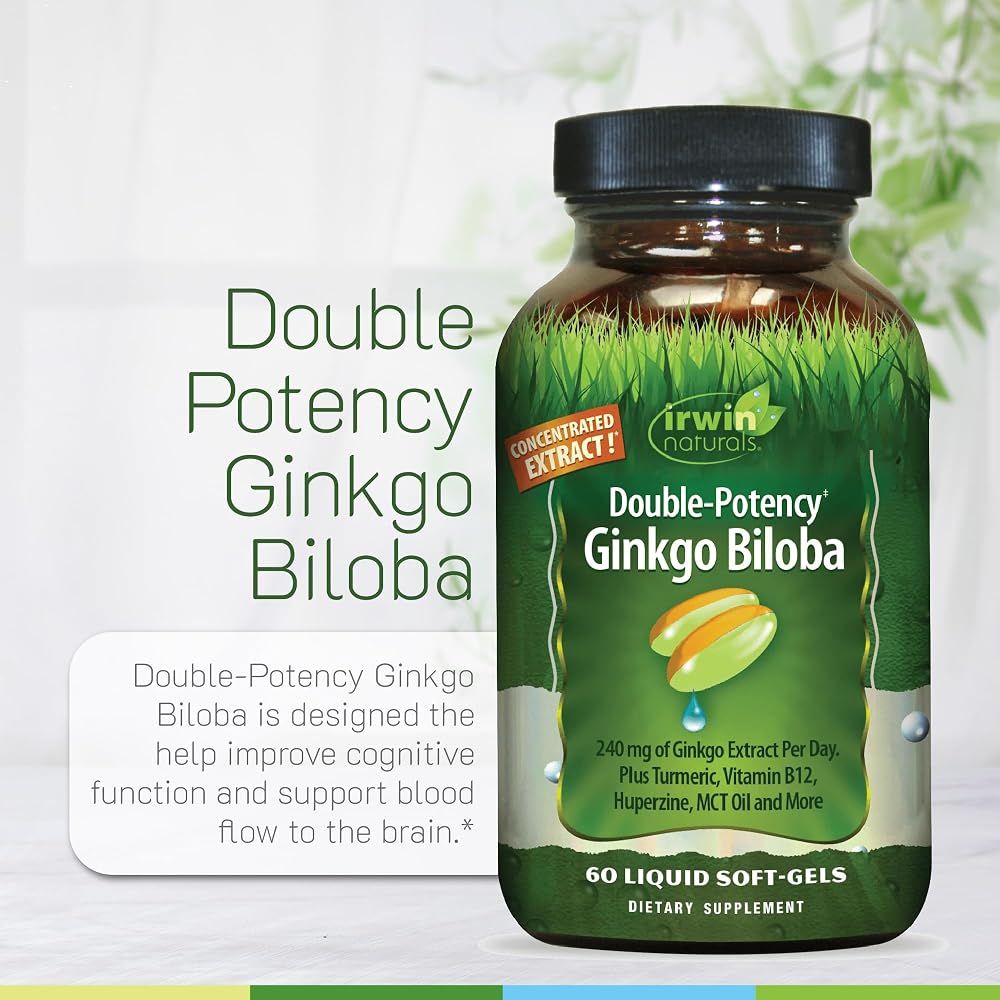 Irwin Naturals Ginkgo Biloba Extra Strength Brain Support - 60 Softgels - image 5