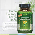Irwin Naturals Ginkgo Biloba Extra Strength Brain Support - 60 Softgels - image 5