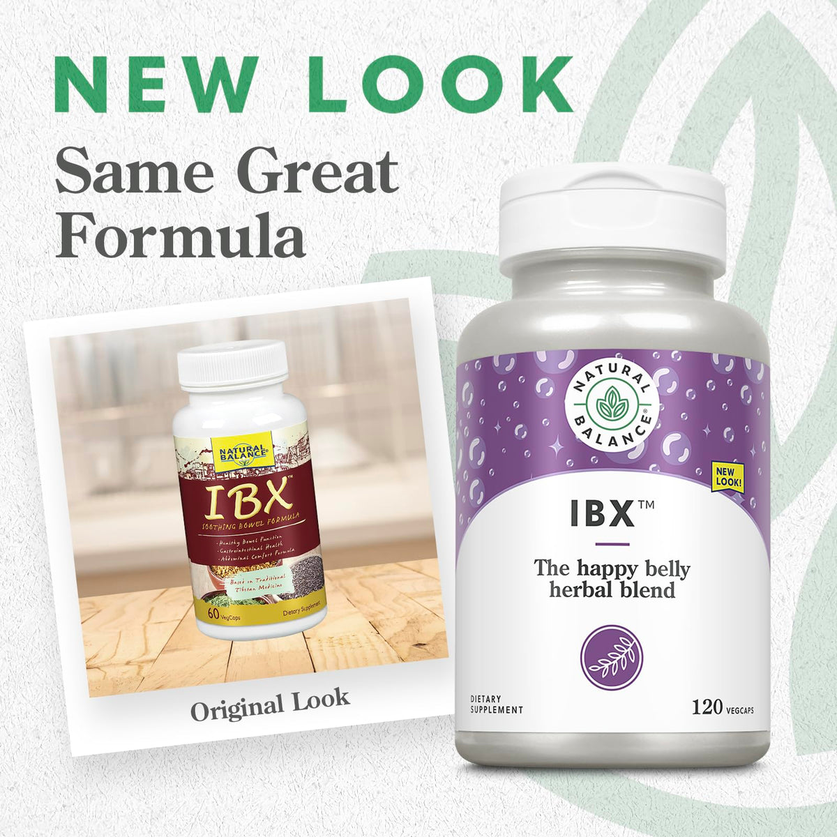 Natural Balance IBX Soothing Bowel Formula - 120 Vegetarian Capsules - image 2
