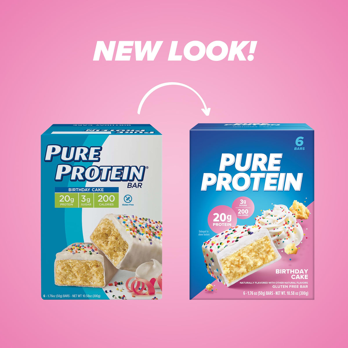 Pure Protein Birthday Cake Protein Bars - 6 Count - image 3
