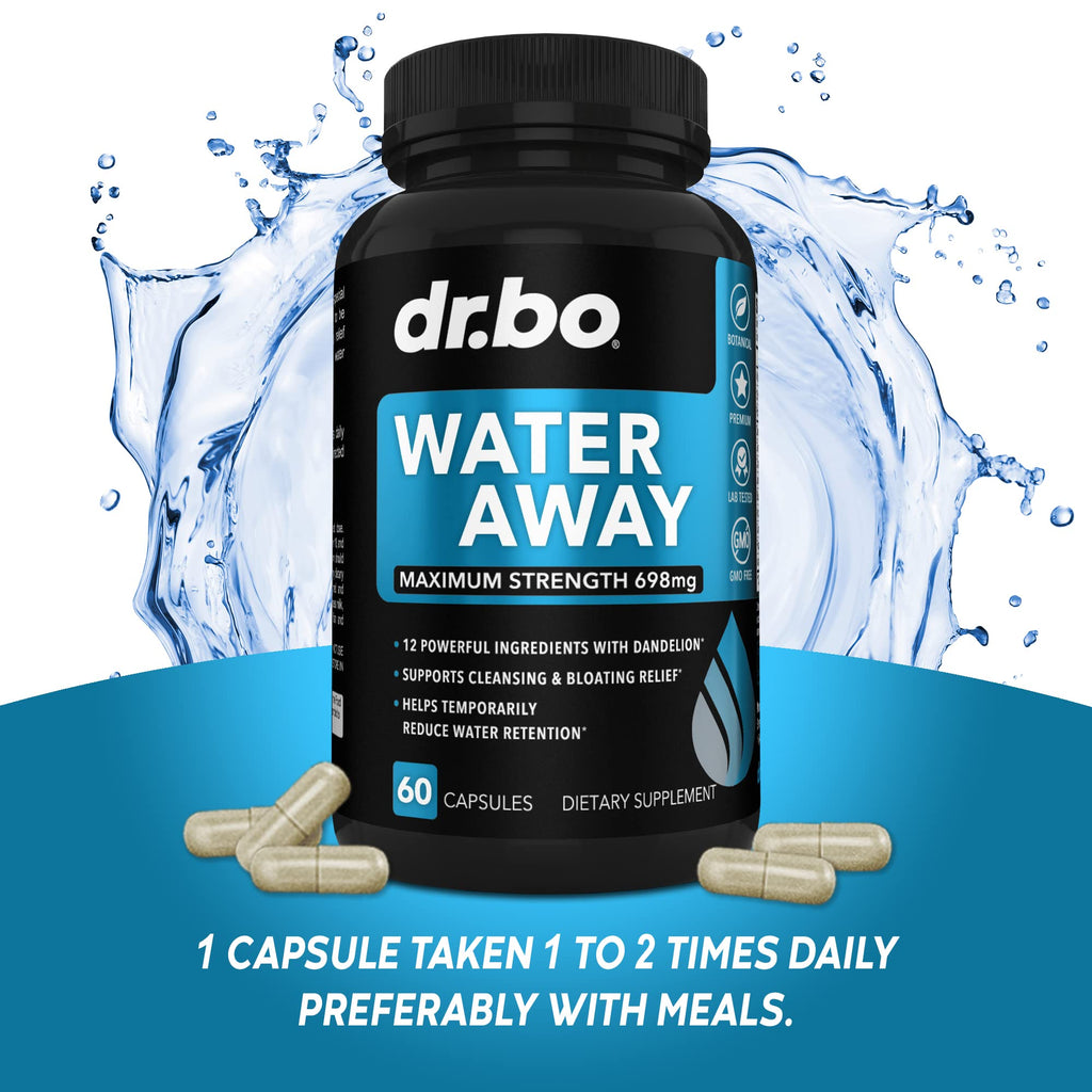DR. BO Water Pills Diuretic Supplement - 60 Capsules - image 7