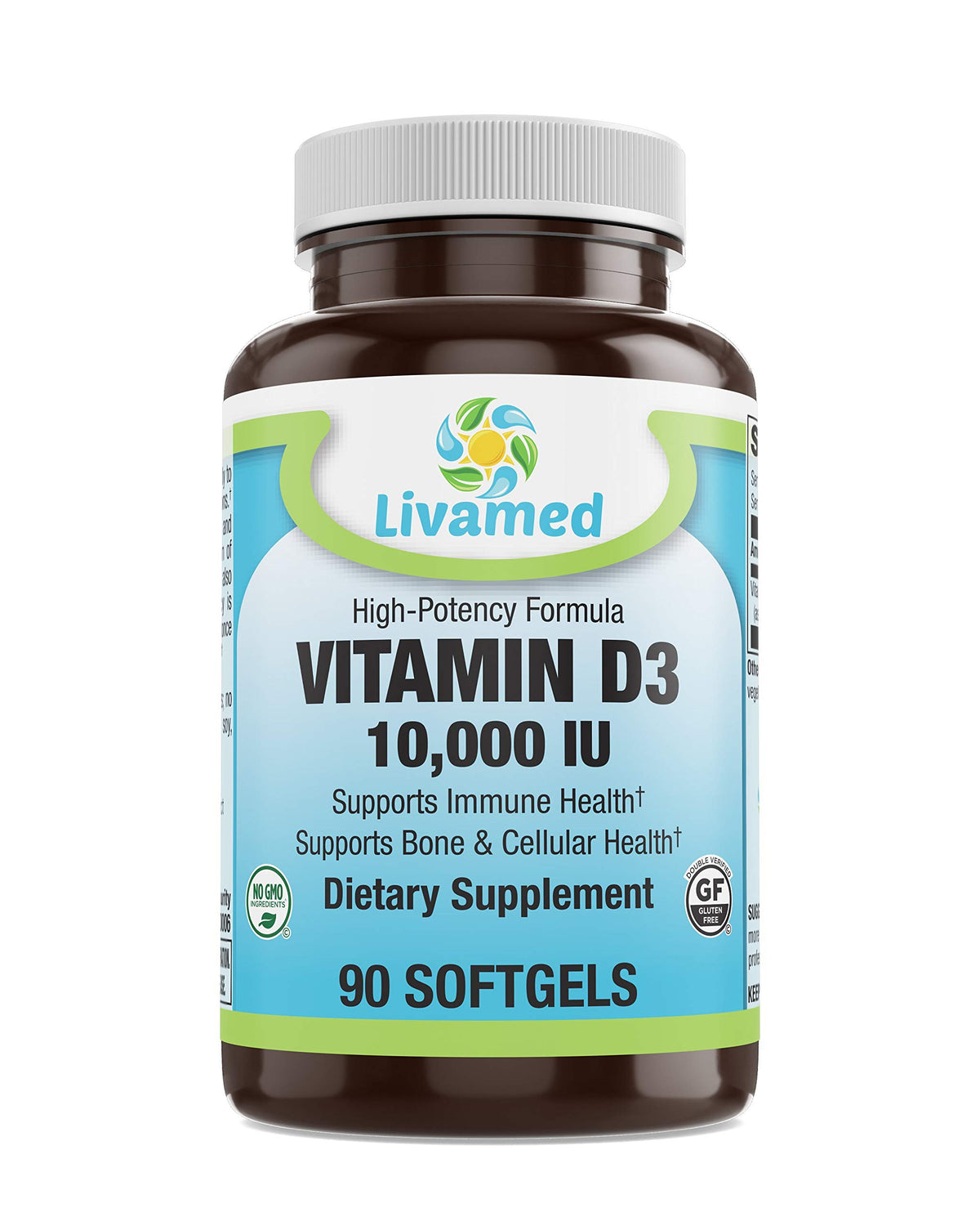 Livamed Vitamin D-3 10,000 IU Softgels - 90 Softgels