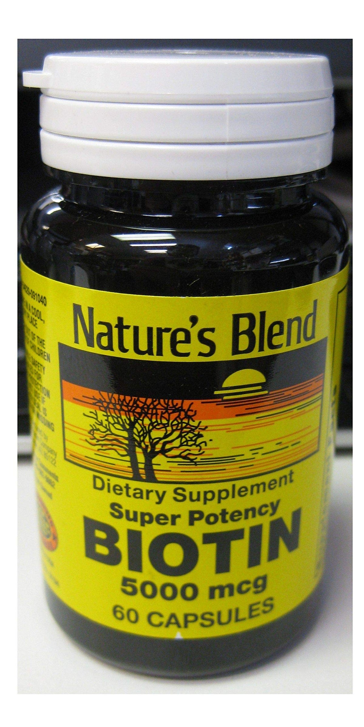 CITRUCEL Nature's Blend B Biotin 5000 mcg - 60 Capsules